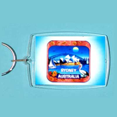 Acrylic Keyring Sydney 1